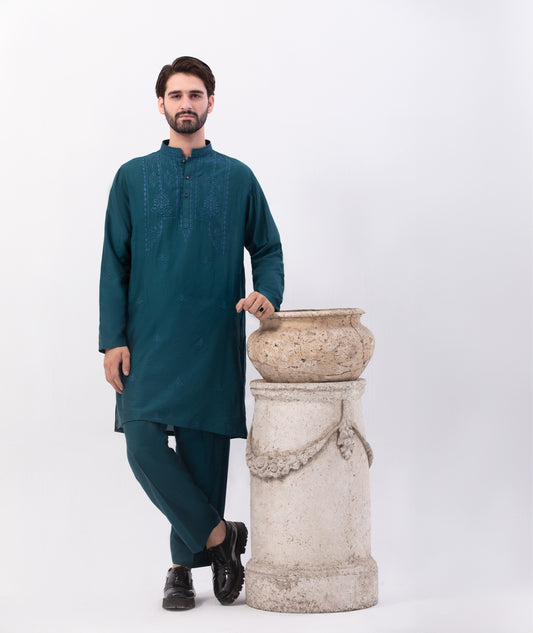 Zinc Special Cotton With Pattern Embroidery